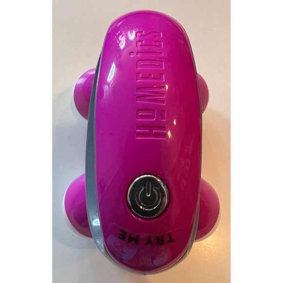 HoMedics Handheld Mini Massager - Pink & Gray w/Batteries NEW - Picture 4 of 4